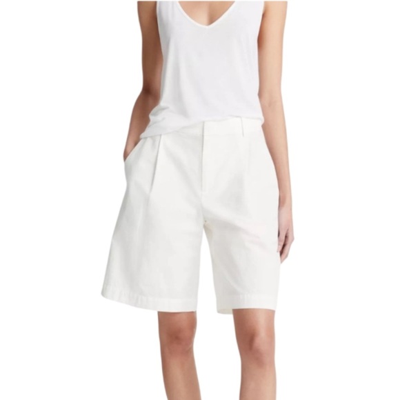 VINCE Washed Cotton Short - Off White - Size 0 - NWOT - Picture 1 of 12